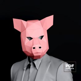 Pig mask papercraft