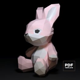 Rabbit papercraft
