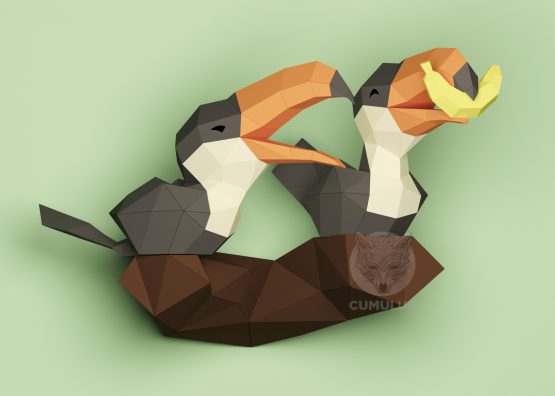 Toucan papercraft