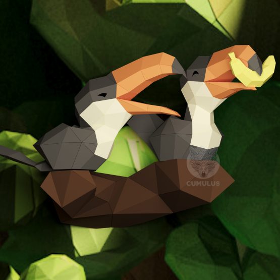 Toucan papercraft