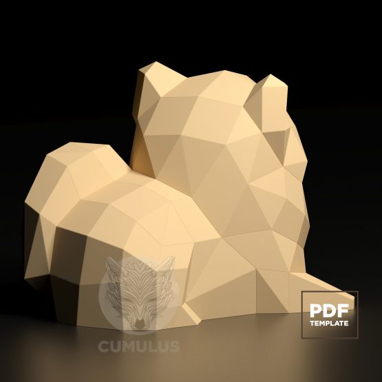 puppy papercraft