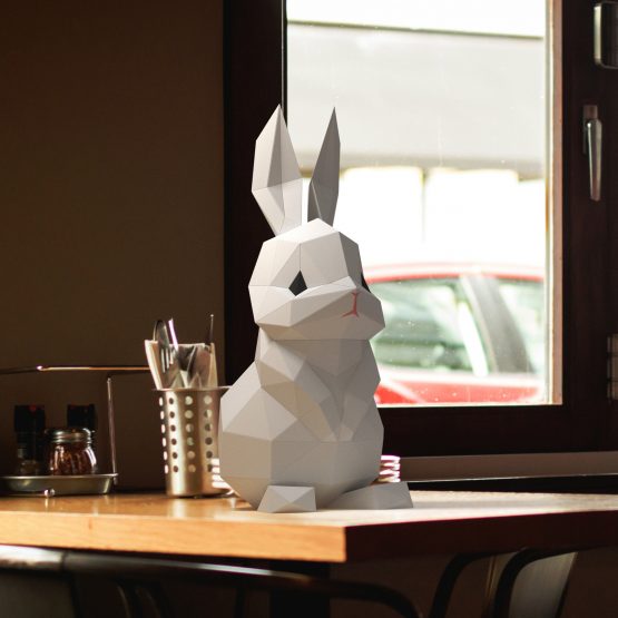 rabbit papercraft